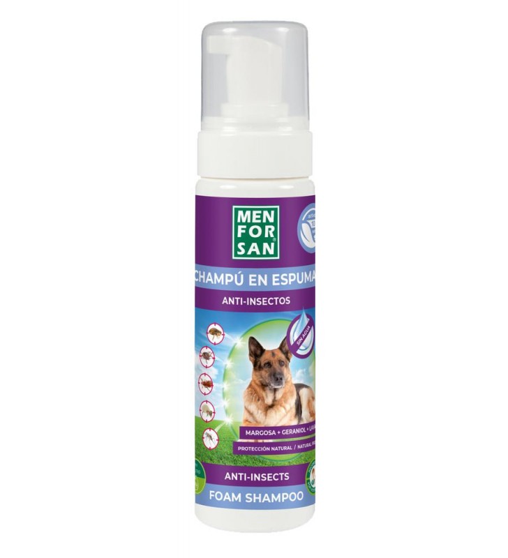 CHAMPU EN ESPUMA ANTI-INSECTOS PERROS 200ML