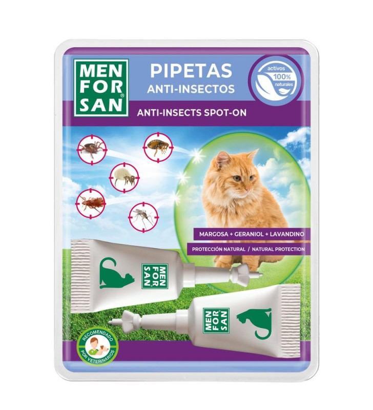 PIPETAS ANTI INSECTOS PARA GATO  2UD BLISTER 