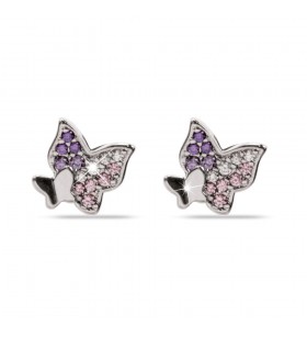 JEWELS PENDIENTE MARIPOSA CON BRILLANTES Y MARIPOS