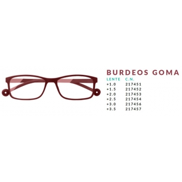 CICLO LECTURA TOKIO BURDEOS GOMA