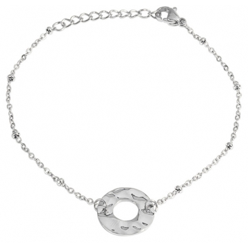 PULSERA  ACERO -IRENE ARGENTO-
