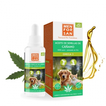 ACEITE DE SEMILLAS DE CÁÑAMO Y LINAZA PERR Y GAT
